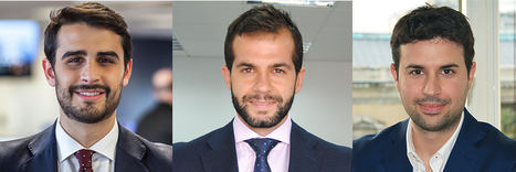De izqda. a dcha.: Ignacio Suárez, Luis Merino y Alberto Salvador.