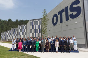 El Rey Felipe VI inauguró la nueva fábrica de Otis en San Sebastián (Guipúzcoa)