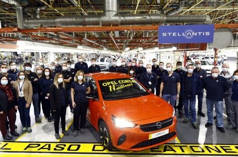 La factoría de Zaragoza produce el Corsa 11 millones