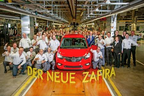 Comienza la producción del nuevo Opel Zafira