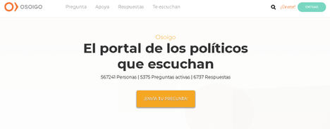 Llega Osoigo, el portal de los políticos que escuchan y responden a las peticiones de los ciudadanos