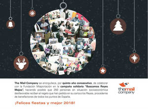 The Mail Company distribuirá gratuitamente 250 regalos de la campaña “Buscamos Reyes Majos”