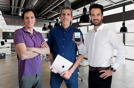 Ángelo Delle Piane, José Nascimento y Óscar Bedoya, PROPIFY 