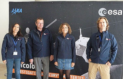 Parte del equipo de BepiColombo en ESAC.