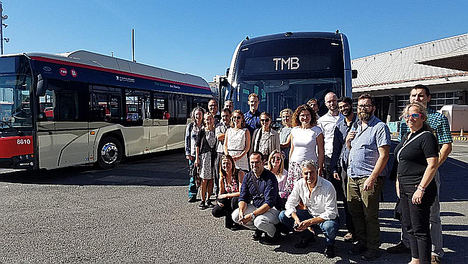 Participantes de la visita de estudio a TMB.