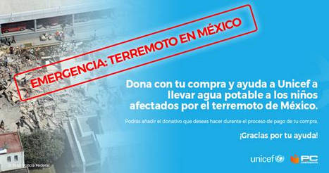 PcComponentes pone en marcha una campaña de emergencia para suministrar agua potable a cientos de niños afectados por el terremoto en México