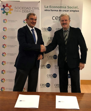 CEPES y Sociedad Civil por el Debate firman un acuerdo de colaboración