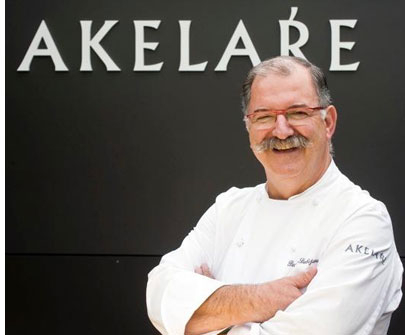 Crevin viste el ‘lounge’ del restaurante Akelaŕe