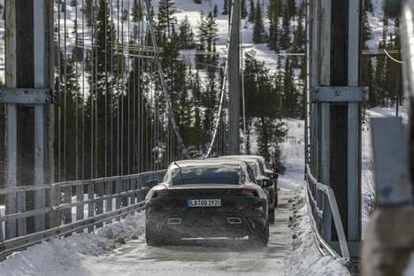 Fase final de las pruebas del Porsche Taycan