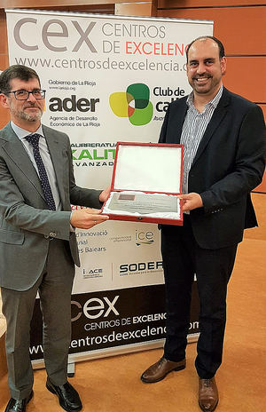 El CTCR galardonado en los Premios CEX 2019 por sus buenas prácticas en Economía Circular