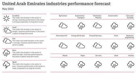 Previsión de resultados de la industria de Emiratos Árabes Unidos.