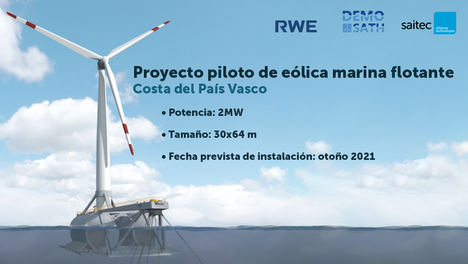 Saitec y RWE Renewables comienzan el primer gran proyecto de generación eólica marina flotante
