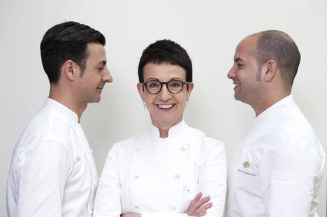 Raül Balam, Carme Ruscalleda y Alberto Castiñeiras.