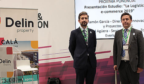 Ramón García, Director de Innovación y Proyectos de CEL y Cristóbal Agüero, de Everis Initiatives en Logistics & Distribution.