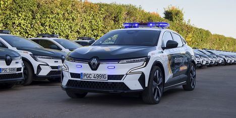 La Guardia Civil incorpora 118 Renault Megane E-Tech 100% eléctricos
 