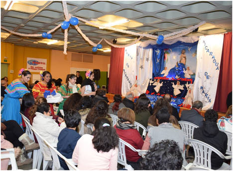 Reparto de dulces tipicos a los asistentes.