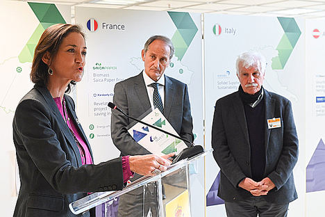 Reyes Maroto en la presentación de REINVEST2050.