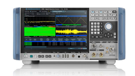 Rohde&Schwarz actualiza su analizador de señal y espectro R&S FSW al ancho de banda de análisis interno de 8,3 GHz