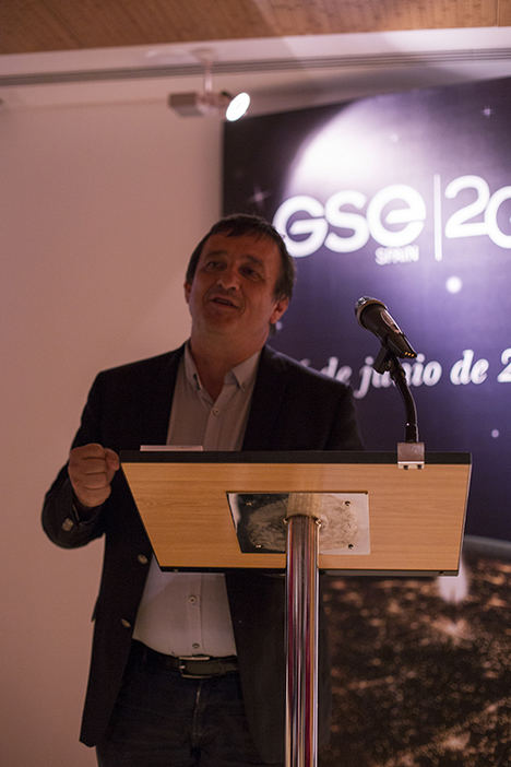 Roland Paul (CEO de GSE), durante el acto.