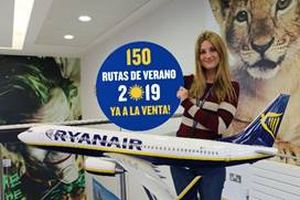 Ryanair pone ya a la venta su programación de vuelos para verano de 2019