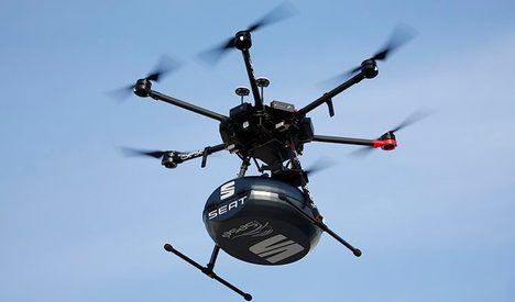 Drones: el volante que llega del cielo