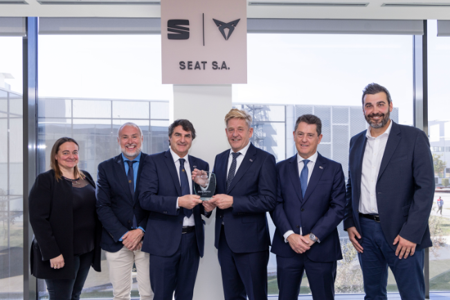 SEAT S.A. recibe el premio European Sport and Healthy Company 2022
