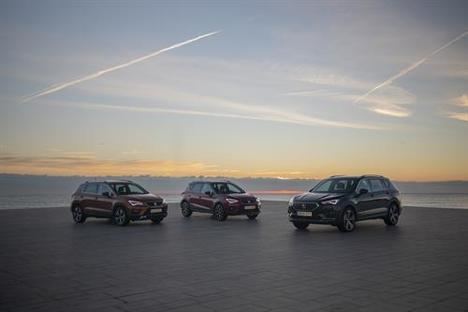 Los tres SUV de SEAT ruedan juntos por primera vez