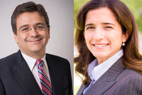 Santiago Díez e Inés Juste