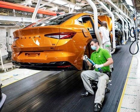 Skoda inicia la producción en serie del Enyaq Coupé iV