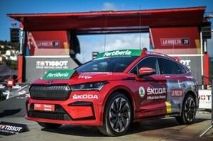 El Skoda Enyaq iV protagonista de la Vuelta