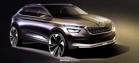 Primeros bocetos del Skoda Kamiq