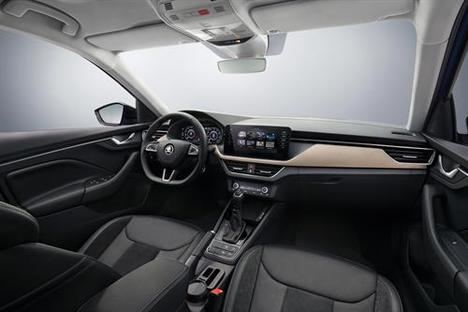 Skoda Scala, primeras imágenes del interior