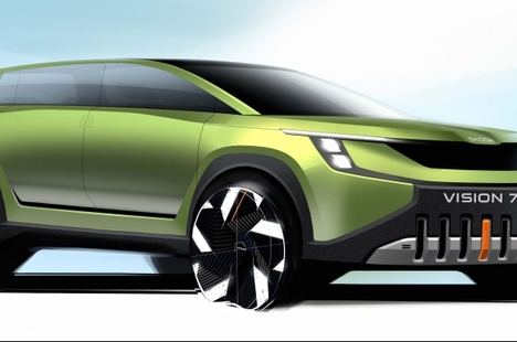 Skoda publica los primeros bocetos del exterior del Vision 7S
 