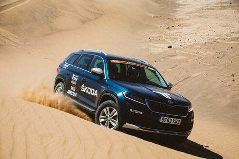 Skoda preparada para la Titan Desert