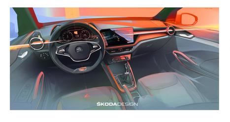 Primeras impresiones del interior del nuevo Skoda Fabia