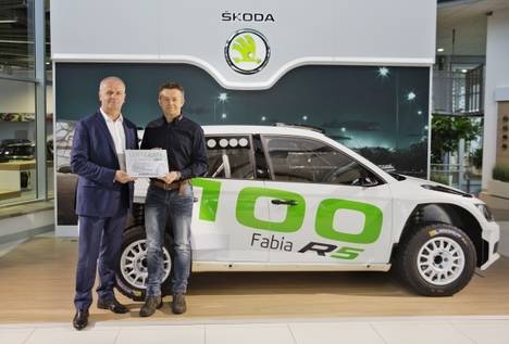 Entrega del Fabia R5 número 100