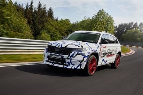 El nuevo Skoda Kodiaq RS vuelta de récord en Nürburgring