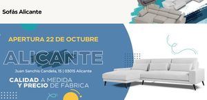 Sofá Center Valencia abre una nueva sucursal en Alicante