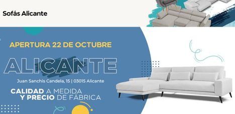 Sofá Center Valencia abre una nueva sucursal en Alicante