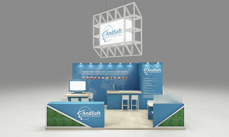 Stand AndSoft en Transrussia 2017.