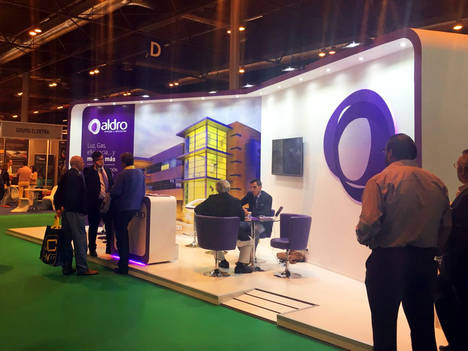 Stand de Aldro Enregía en la feria Genera 2016