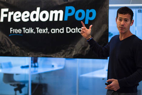 Stokols presentando esta mañana en Madrid las novedades de FreedomPop