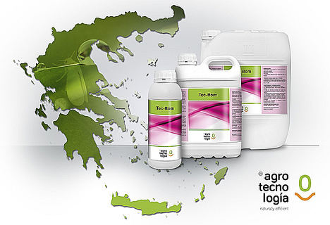 TEC- BOM de Grupo Agrotecnología logra el registro fitosanitario en Grecia