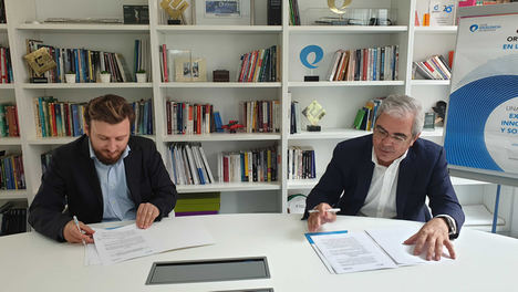 De izqda. a dcha.: Tommaso Canonici, Founding Partner y Managing Director de Opinno, e Ignacio Babé, Secretario General y CEO del Club Excelencia en Gestión.