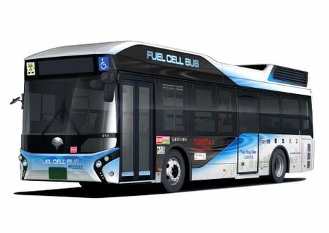 El primer autobús de hidrógeno comercializado bajo la marca Toyota