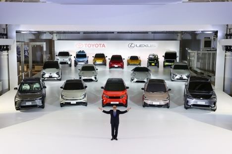 Toyota presenta su gama de vehículos eléctricos de batería a nivel mundial