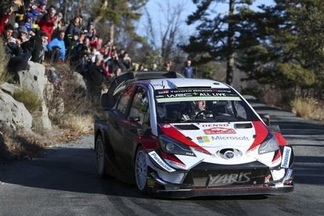 Excelente comportamiento de los Toyota Yaris en el rallye de Montecarlo