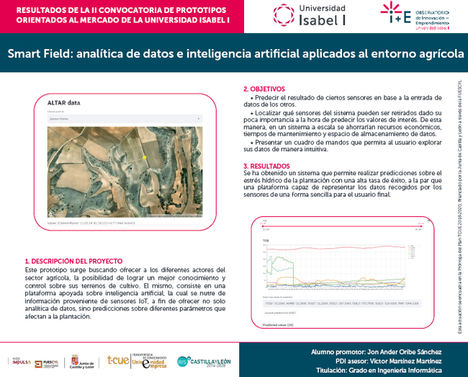 La Universidad Isabel I premia el prototipo de IA para monitorización de cultivos desarrollado por el ingeniero de Amatech Group, Jon Ander Oribe
