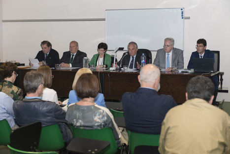 Un momento de la Junta General de Distribuidora Farmacéutica de Gipuzkoa.