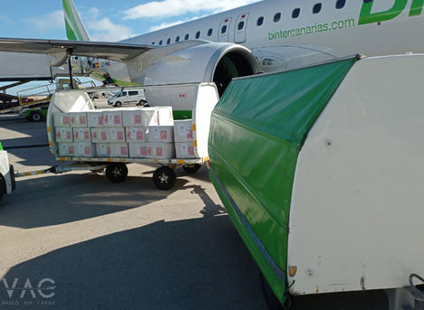 VASCO AIR CARGO inicia en exclusiva nuevas líneas de carga área de Binter con todos los aeropuertos de las Islas Canarias y la Península
